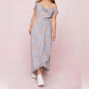 white christmas dresses Moonlight Denim Halter Dress main image 1